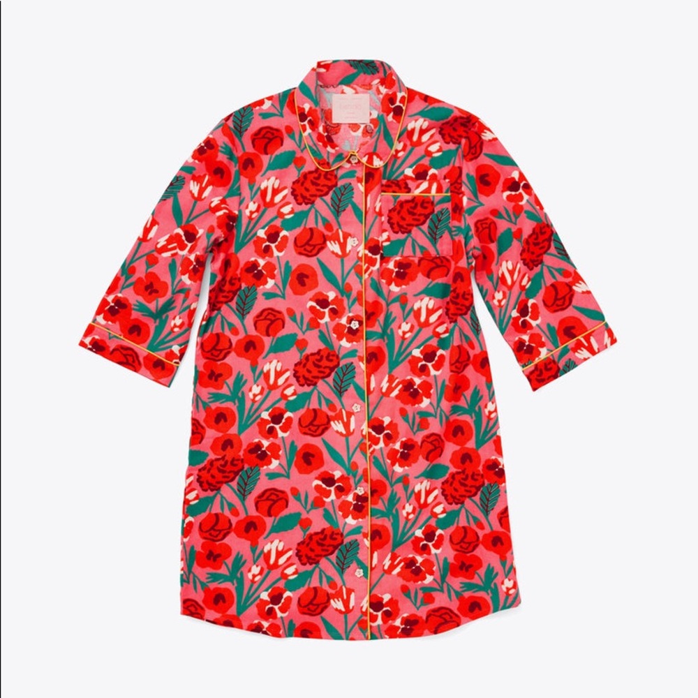 3/4 Sleeve Leisure Dress - Pink Las Flores